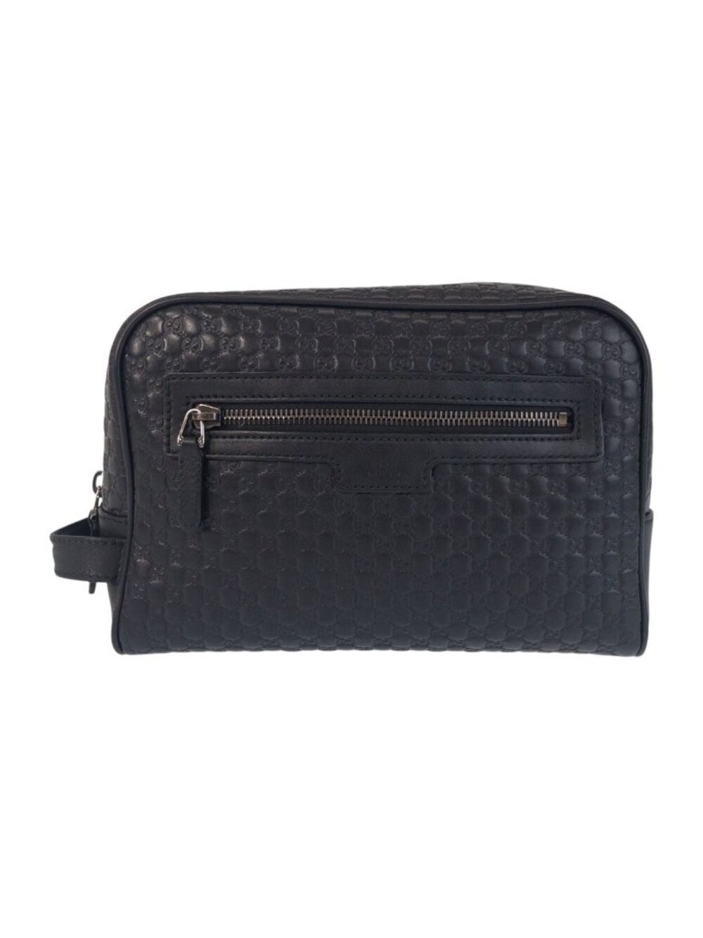 Gucci Micro Guccissima Black Leather Clutch